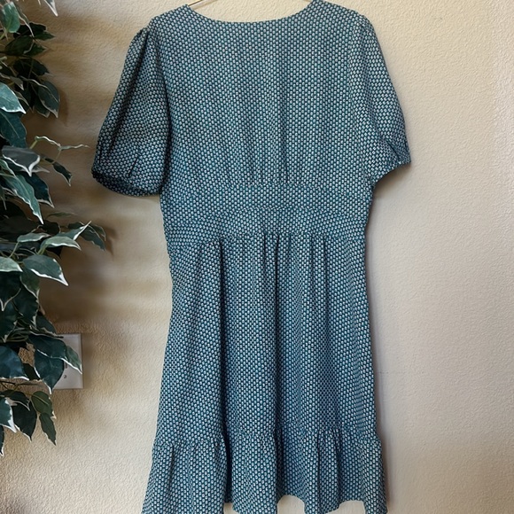 Anthropologie | Maeve Belted Dress Dark Turquoise - Picture 9 of 12